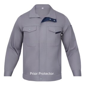 Construction Work Uniform Manufacturer - 80/20 TC Cotton Breathable PPE Sets Knee-Length Design for Safety