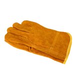 Welding Gloves Manufacturer - Industrial Work Safety Pink Red Full Leather Cowhide Anti-Slip Tig for Hand Protection Export Grade