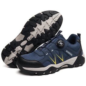 Steel Toe Safety Shoes Manufacturer - High Quality Hiking Work Sports Quick Lacing Strap MD Rubber Winter Industrial Unisex