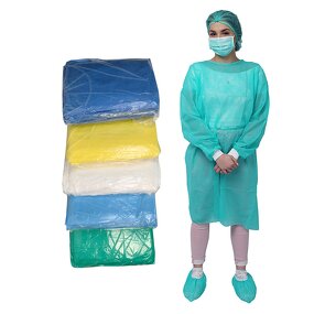 Disposable Isolation Gown Manufacturer - PPE Hospital Waterproof Non-sterile PP Non-woven for Hospital