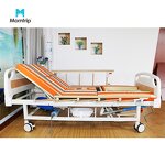 Medical Hospital Bed Manufacturer - 5 Function Manual with Toilet Hole