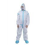 Disposable Hazmat Suits Manufacturer - CE Certificate OEM Accepted White PP PE Microporous Anti-Static Breathable