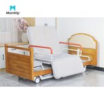 Patient Care Bed Manufacturer - Household Fowler's Bed Style Solid Wood Multi Function Back Lift Remote Control