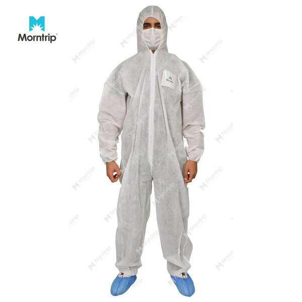 Disposable Coverall Manufacturer - CE ISO Type 5 6 Breathable Oil Field Chemical Resistant Nonwoven Hooded for Men