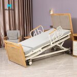 Electric Nursing Bed Manufacturer - Multifunctional Medical for Home Care Rotating Assist Off Semi Fowler Bed