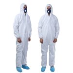 Disposable Coveralls Manufacturer - Custom Logo White Type 4 5 6 Microporous Waterproof Chemical Resistant with CE ISO