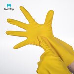 Rubber Latex Gloves Manufacturer - Best Quality Household Kitchen Cleaning Dishwashing Long Yellow