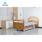 Patient Care Bed Manufacturer - Household Fowler's Bed Style Solid Wood Multi Function Back Lift Remote Control