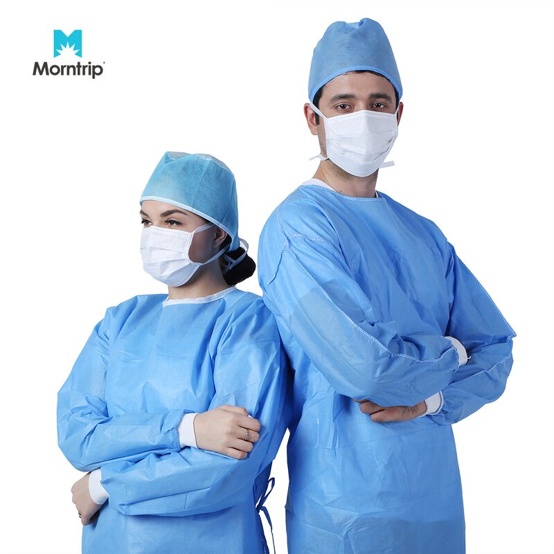 Disposable Isolation Gowns Manufacturer - Level 3 Sterile Dust-Blood Proof for Hospital Use Safety Clothing
