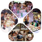 Disposable Plastic Bib Manufacturer - Best Sell Seafood PE Aprons Custom Logo Lobster Design for Sea Food