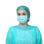 Disposable Hair Net Manufacturer - 100 Pack Hygiene Colorful PP Non-Woven Fabric Bouffant Clip Mob Hat