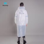 Plastic Rainwear Manufacturer - Hoods Sleeves Reusable Rain Gear Jacket Lightweight Outdoor Poncho Waterproof