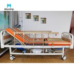 Medical Hospital Bed Manufacturer - Factory Custom Wholesale 4 Crank Manual Adjustable 5 Functions with Toilet