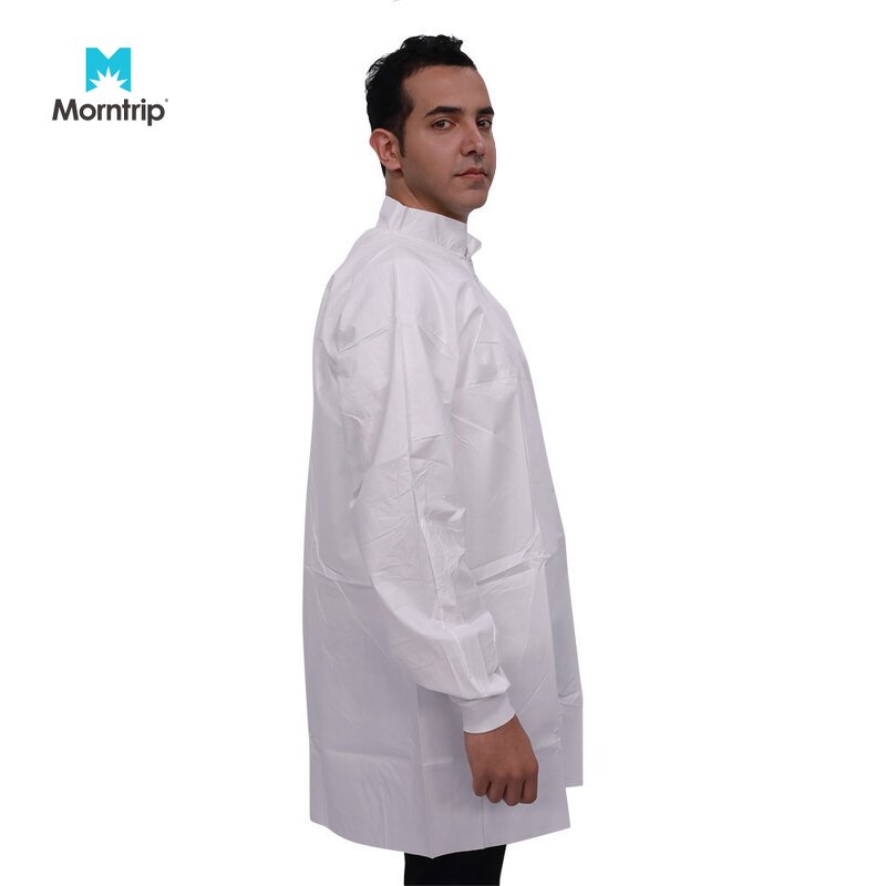 Lab Coat Manufacturer - Factory Price Customization Unisex Dust-proof Disposable White Blue