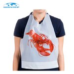 Disposable Plastic Lobster Bibs Manufacturer - with Ties for Seafood Crab Bake Feast