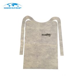 Disposable Adult Bib Manufacturer - Cheap Custom Printed White Nonwoven Apron