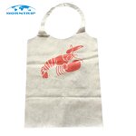 Disposable Adult Bib Manufacturer - Cheap Custom Printed White Nonwoven Apron