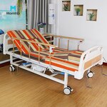 Medical Hospital Bed Manufacturer - Factory Custom Wholesale 4 Crank Manual Adjustable 5 Functions with Toilet
