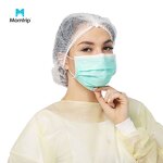 Disposable Isolation Gown Manufacturer - Inventory Sale Yellow 42gsm PP+PE 139x139cm with Knitted Cuff