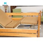 Hospital Medical Nursing Bed Manufacturer - Homecare Furniture Fowler's Position Wood Material Two Function