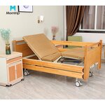 Hospital Medical Nursing Bed Manufacturer - Homecare Furniture Fowler's Position Wood Material Two Function