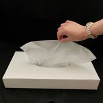 Disposable Head Cover Manufacturer - Wholesale Price White PP Non-Woven Fitting Anti-Smear Face Protection