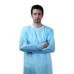 Disposable Isolation Gown Manufacturer - High Quality Hospital CPE Protection Waterproof Medical Surgical for Doctor