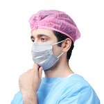 Disposable Hairnet Manufacturer - Food Industry Mesh Spunbond Bouffant PP Nonwoven Isolation Elastic Dustproof Mob Cap
