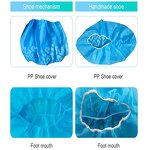 Shoe Cover Manufacturer - Competitive Price PE PP CPE with Best Quality Coated Waterproof