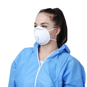 FFP2 Respirator Manufacturer - Custom Disposable Anti-Fog Half Face with Earloop Valve with EN149 for Dust