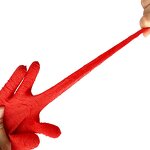 Safety Work Rubber Glove Manufacturer - Hot Sale Oil Acid Alkali Chemical Resistant Industrial Long Sleeve Red PVC Coated