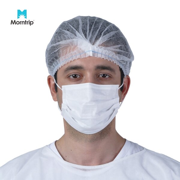 Disposable Bouffant Caps Manufacturer - Morntirp Custom Hair Net Elastic Dust Cap for Medical Spa Salon