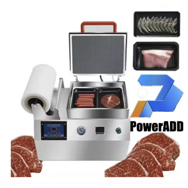 Vacuum Packing Machine Manufacturer - Poweradd Commercial Semi-Automatic Rotary for Salmon Fish Dried Fruit Coffee