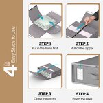 Foldable Sheet Organizer Manufacturer - Modern Design with Zipper Oxford Fabric Storage Box for Bed Sheets Pillow Cases and Cover