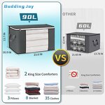 Non-Woven Storage Bags Manufacturer - Home Foldable with Clear Window Closet Clothes Organizer Bin Box