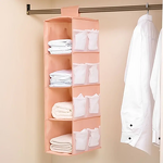 Non-Woven Wardrobe Storage Bag Manufacturer - Multi-Layer Folding Washable Hanging Bra Underwear Socks Clothes Organizer
