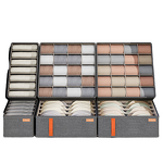 Fabric Clothes Organizer Manufacturer - Divider Closet Storage Cabinet for Underwear Socks Bra Pants T-Shirts Home Usage