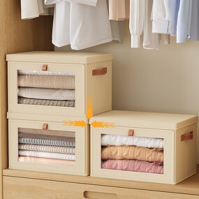 Oxford Fabric Storage Box Manufacturer - Hot Selling New Visible Modern Simplicity Household Large Capacity