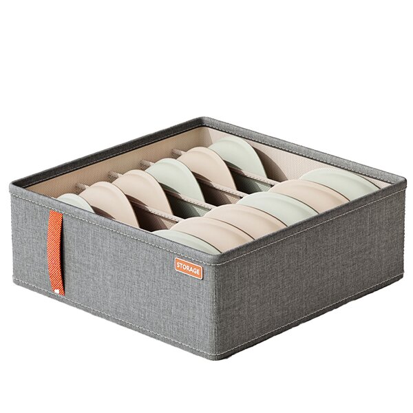 Fabric Clothes Organizer Manufacturer - Divider Closet Storage Cabinet for Underwear Socks Bra Pants T-Shirts Home Usage