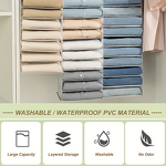 Foldable Hanging Closet Organizer Manufacturer - Wardrobe Storage Shelves for Hanging Clothes Bag Storage Solution