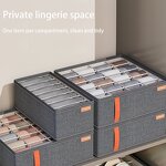 Fabric Clothes Organizer Manufacturer - Divider Closet Storage Cabinet for Underwear Socks Bra Pants T-Shirts Home Usage