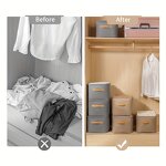 Fabric Storage Baskets Manufacturer - with Handles for Clothing Quilts Portable Closet Foldable