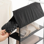 Hanging Handbag Storage Organizer Manufacturer - Space-Saving Door 5 Large Heavy-Duty Mesh Shelves Wardrobe Closet Holder