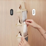 Felt Hanging Storage Bag Manufacturer - Multi-Compartment for Home Double-Sided Pockets Wall Wardrobe Organizer for Socks Bras Underwear Closet