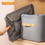 Fabric Storage Baskets Manufacturer - with Handles for Clothing Quilts Portable Closet Foldable