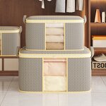 Foldable Fabric Clothing Storage Box Manufacturer - Convenient Household Collapsible Non-Woven Cabinet Easy-to-Carry Receipt Bag