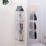 Transparent Wall Hanging Storage Bag Manufacturer - Cloth Storage Organiser Hanging Clothes Bags Handbag Cabinet