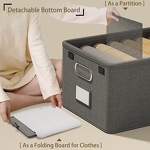 Fabric Cube Storage Bin Manufacturer - Modern Fashionable Large Capacity Foldable New Generation Fastener Lids for Clothing Organization