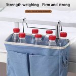 Mini Hanging Storage Bag Manufacturer - Bedside Storage Organizer Toy Box With Angle Hook and Pocket