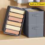 Collapsible Drawer Organizer Manufacturer - Hot Selling Modern Design Sturdy Eco-Friendly Closet Storage Box 6-Pack Dust Proof Jeans